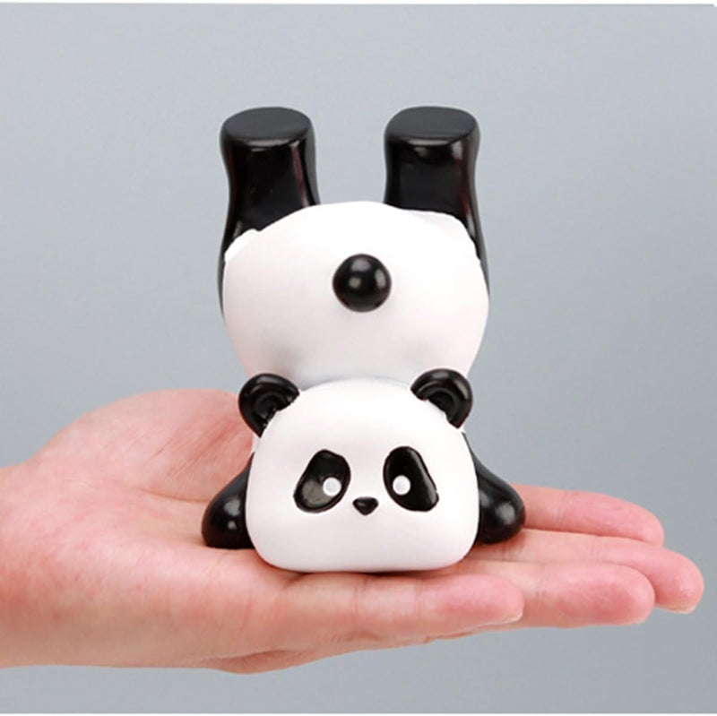JARPSIRY Cute Panda Glasses Display Stand for Nightstand, Funny Decorative Eyeglass Sunglass Holder, Home Office Desk Decoration (Handstand Panda) - Image 5